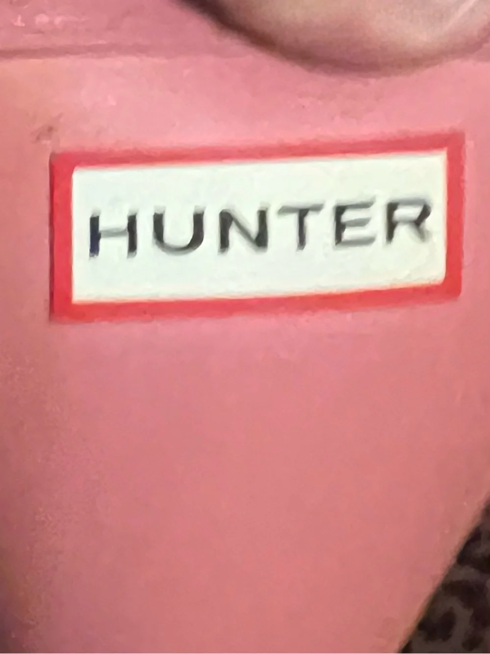 Pink Hunter Rain Boots size 7 EUC